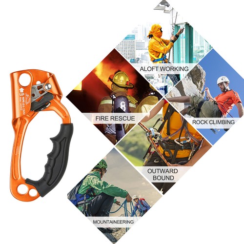 Aluminum alloy hand ascender - aluminum,