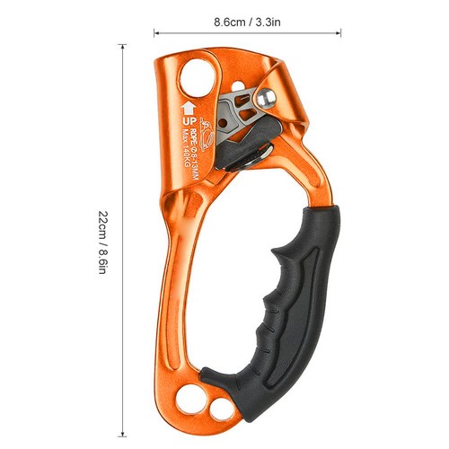 Right hand rope ascender - right,